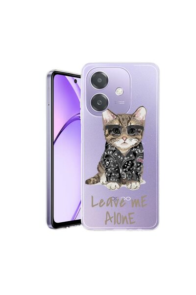 bestcase Husa pentru OPPO A40 / A40M, BestCase¬Æ Clear Silicon 2MM, Leave Me ...