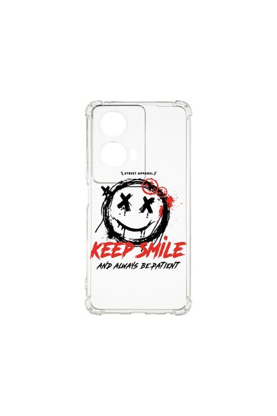 bestcase ¬Æ Husa pentru Motorola Edge 50 Fusion, Anti Shock 1.5MM, Keep Smile...