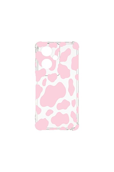 bestcase ¬Æ Husa Anti Shock 1.5MM, Compatibila Cu OPPO Reno 11F, Pink Cow, Re...