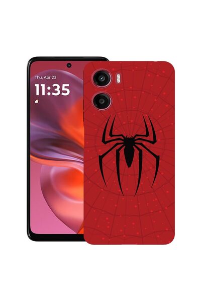 bestcase ¬Æ Husa pentru Motorola Moto G05, Spider, Slim Silicon 0.8MM, Antiso...