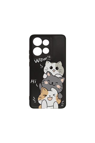 bestcase ¬Æ Husa Slim Silicon pentru Motorola Edge 50 Neo, Cat Wow, 1908269 B...