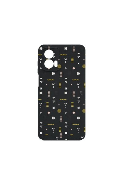bestcase Λεπτή Θήκη Σιλικόνης 0.8MM, Συμβατή με Motorola Moto G85, Σύμβολα, Π...