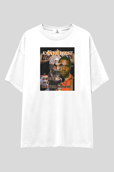 UmbraWear Kanye West T-Shirt |   Unisex 100% Cotton Black & White Printed Nic...