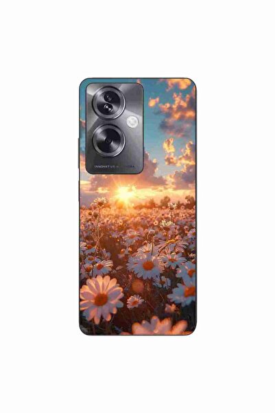 OEM Husa compatibila cu Oppo A79 5G Silicon Gel Tpu Model Rasarit cu Flori