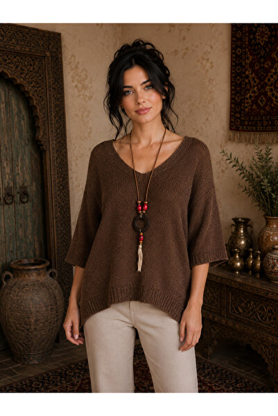 MENSAR OTANTİK Necklace 1. Quality Merserized Blouse Standard Size 38/44