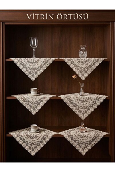 BRL ÇEYİZ HOME Set de 6 piese pentru sufragerie, vitrină, suport pentru șerve...