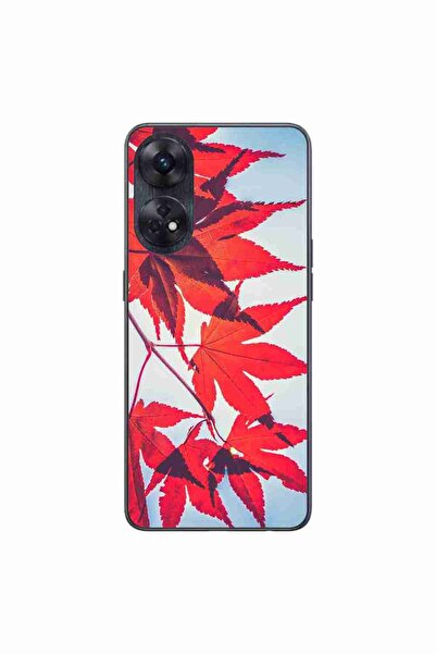 OEM Husa compatibila cu Oppo Reno8 T 4G Silicon Gel Tpu Model Frunze de toamna