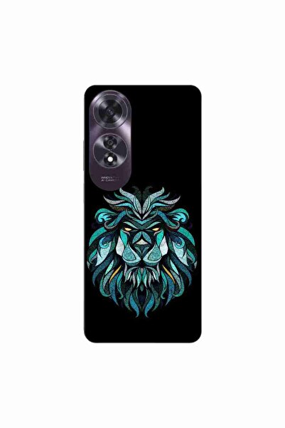 OEM Husa compatibila cu Oppo A60 4G Silicon Gel Tpu Model Abstract Lion