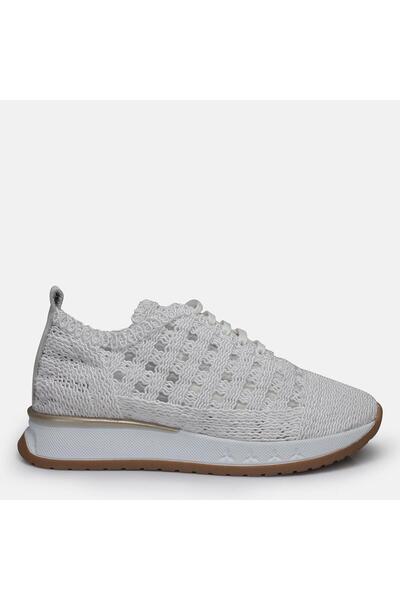 37Numara Large Size Women's Sports Shoes 41-42-43-44-White