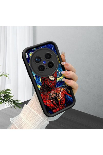 ucuc Vivo X300 Pro Compatible Black Silicone Case with Shockproof Camera Prot...