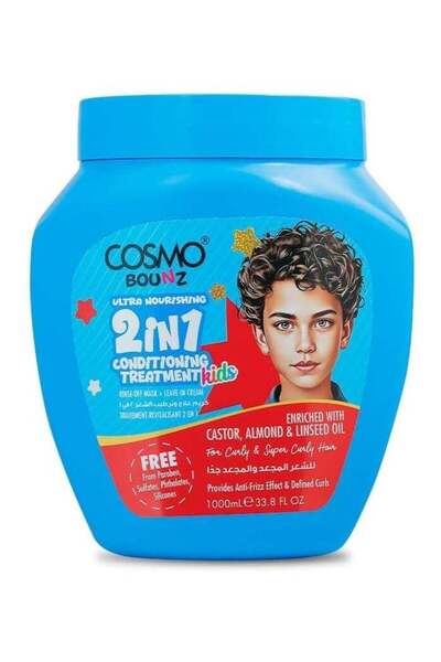 Cosmo Bounz Ultra Nourishing 2 In 1 Conditioning Treatment for Kids - 1000ml