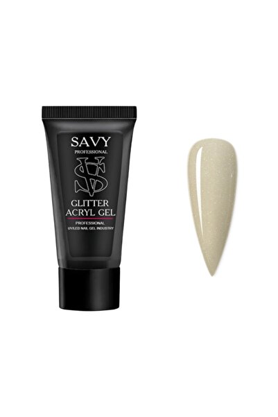 OEM Gel acrilic cu sclipici pentru unghii, 30 ml, SavyProfessional Nr. G131
