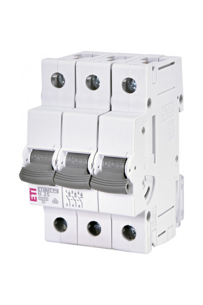 Eti circuit breaker Etimat P10 3P B25 001901312