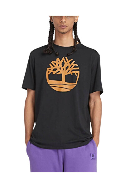 Timberland Ανδρικό Kenn Tree Logo T-shirt Μαύρο TB0A2C2R-P56