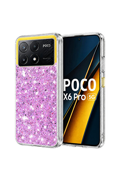 Techsuit Husa pentru Xiaomi Poco X6 Pro, Sparkly Glitter, protectie antisoc, ...