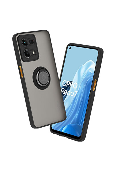 Techsuit Husa pentru Oppo Reno7 4G, Glinth, protectie antisoc, negru