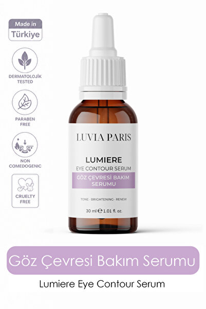 Luvia Paris Lumiere Eye Contour Göz Çevresi Nemlendirici, Aydınlatıcı ve Canl...