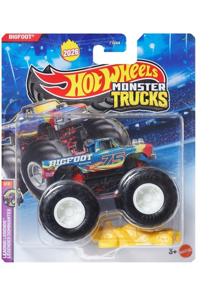 HOT WHEELS شاحنة مونستر تراك كانافار كاميون بيج فوت JHY53