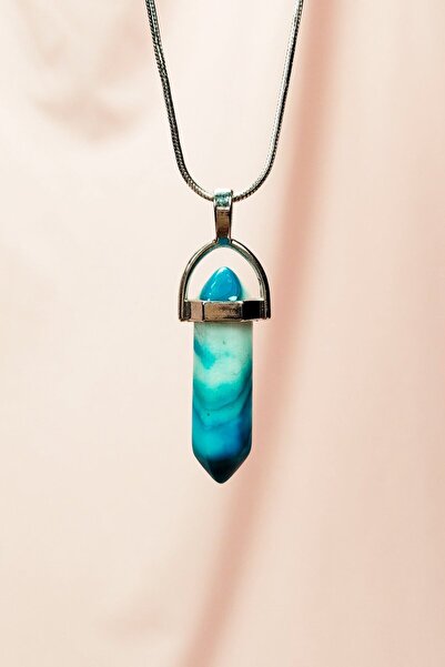 Generic Brand Anyolite 1 Natural Stone Chain with Handmade Design Pendant: 3....
