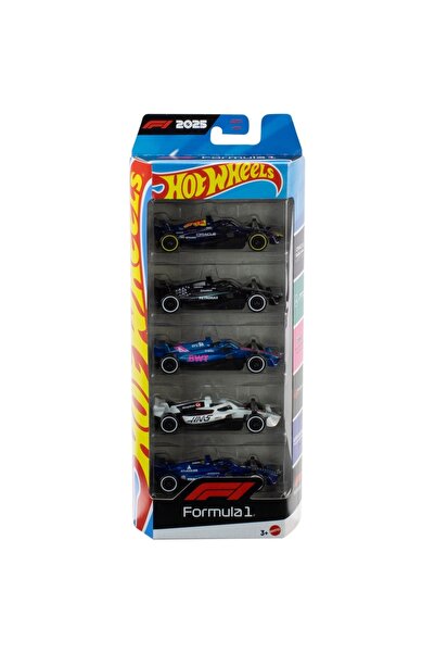 Hotwhells HOT WHEELS Set 5 mașini Formula 1 2025 1:64 Hotwheels