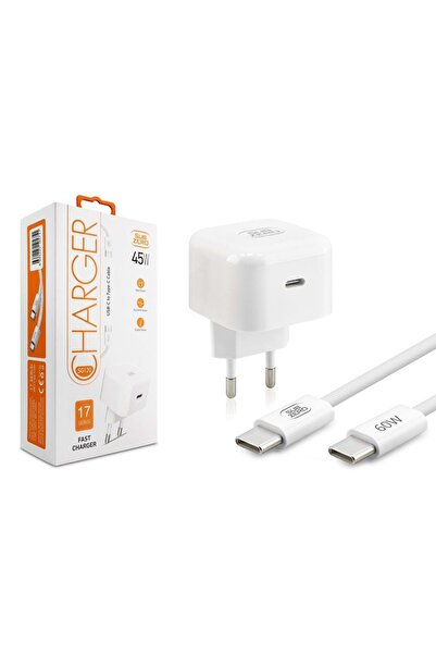 Subzero Realme C75 Uyumlu SG120 45W PD USB-C to Type-C Hızlı Şarj Aleti + Kablo