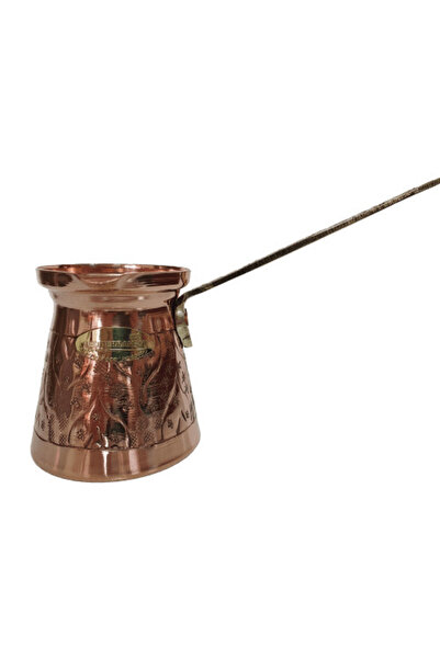 Mediterranean Art Ibric Cafea din Cupru Solid Gravat, 310ml, Maner Bronz, Eli...