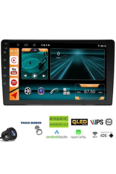 Navimex 409 Tablet Multimedya Android 9 İnç 4+64GB 4 Çekirdek Carplay IPS Ekr...