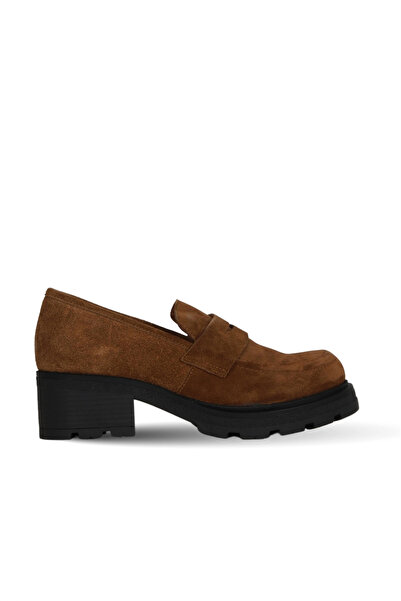 BUENO Tan Suede Women's Wedge Heeled Shoes