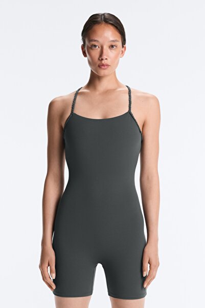 Oysho Comfortlux braided short jumpsuit