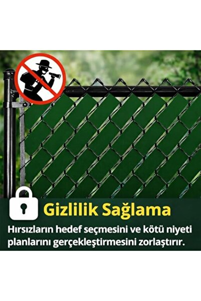 Yıldızan zkra shop Örgü Tel Koruma Kapatma Gizlilik Bantları Pvc Çit Şeridi (...