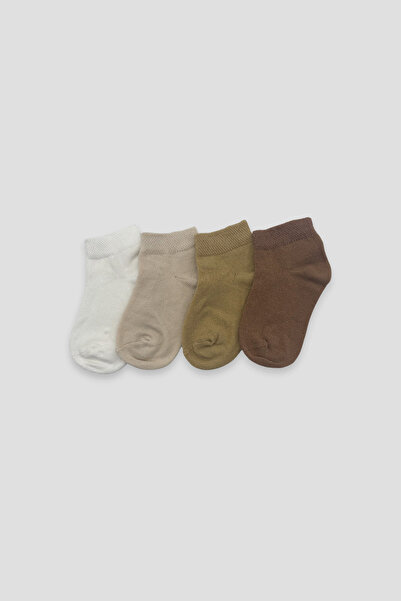 Defne Baby Baby Boy and Child Premium Cotton Non-Slip Sole Booties Socks Set