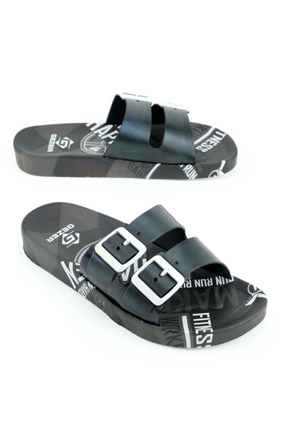 GEZER Men's Summer Slippers Airblow Comfortable Sole Flexible Suitable for Ho...
