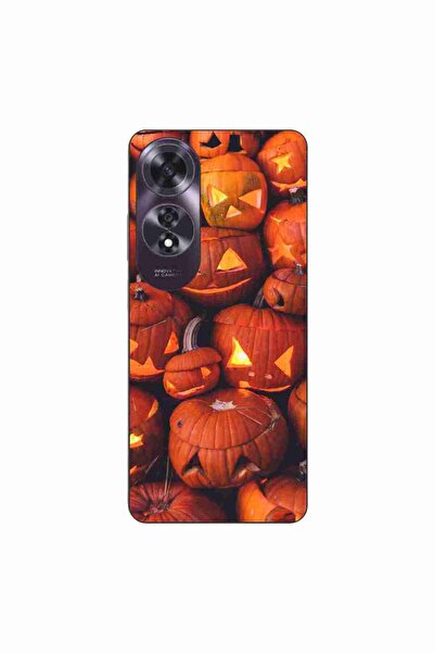 OEM Husa compatibila cu Oppo A60 4G Silicon Gel Tpu Model Halloween Dovleci L...