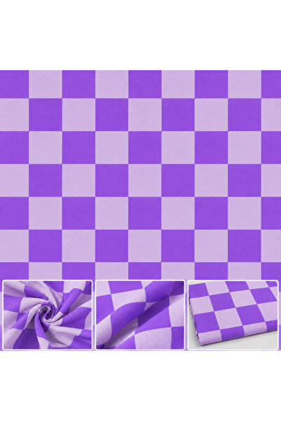podyum baskı Checkerboard Patterned Digital Printed Upholstery Sofa Fabric, T...