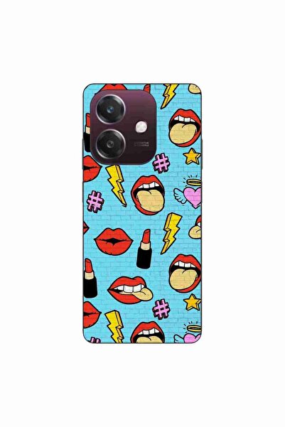 OEM Husa compatibila cu Oppo A60 5G Silicon Gel Tpu Model Pop Art Lips
