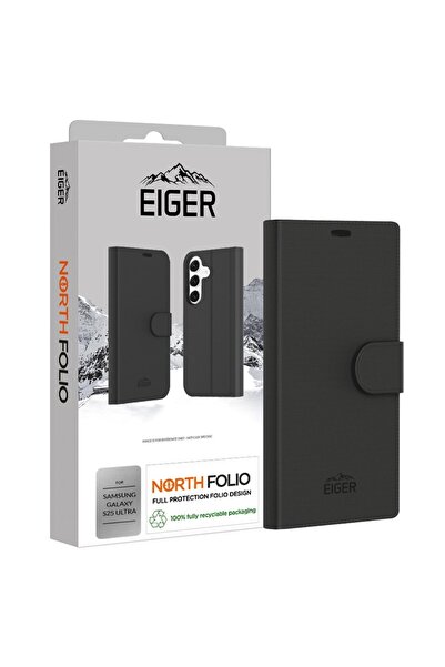 EIGER Husa North Folio Case Samsung Galaxy S25 Ultra Negru