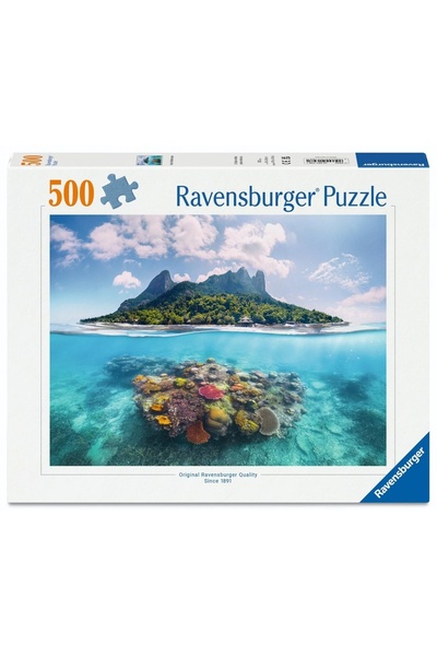 RAVENSBURGER Puzzle 500: Evadare de pe Insula de Apă