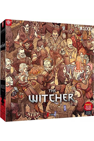 Good Loot Puzzle 1000 The Witcher (Wied≈∫min) Ziua de naștere