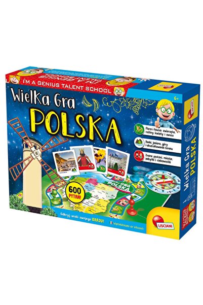Lisciani Gra Im a Genius - Wielka Gra Polska