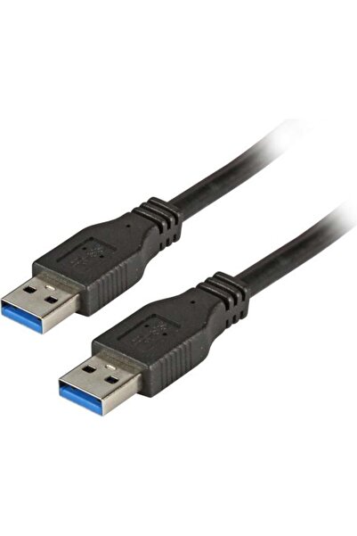 EFB USB3.0 Anschlusskabel A-A,St.-St.,1.8m,schwarz,Premium
