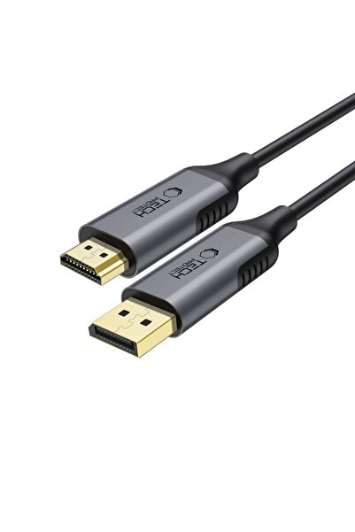 Tech-Protect Cablu DisplayPort - HDMI 2m negru (5906302321797)