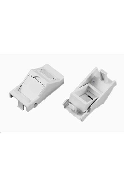 lexi Modul neosazen√Ω 1x RJ45, 22,5x45 mm s prachovkou √∫hlov√Ω