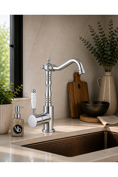 vb vitrinbanyo Retro Design Kitchen Sink Faucet – Antique / Chrome / Black / ...