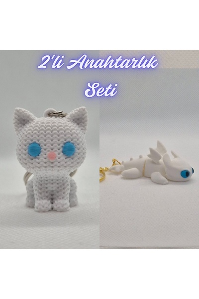3DAtölyeMaker White Knit Patterned How to Train Your Dragon and White Dragon ...