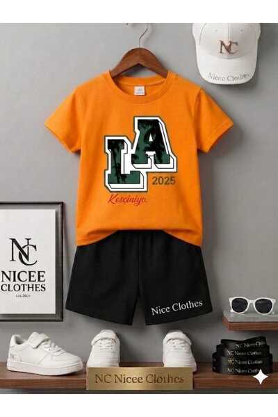 NC Nicee Clothes ΚΑΛΟΚΑΙΡΙΝΟ ΠΑΙΔΙΚΟ ΜΠΛΟΥΖΑΚΙ ΚΑΙ ΣΟΡΤΣ UNISEX (KES CHINYO B...