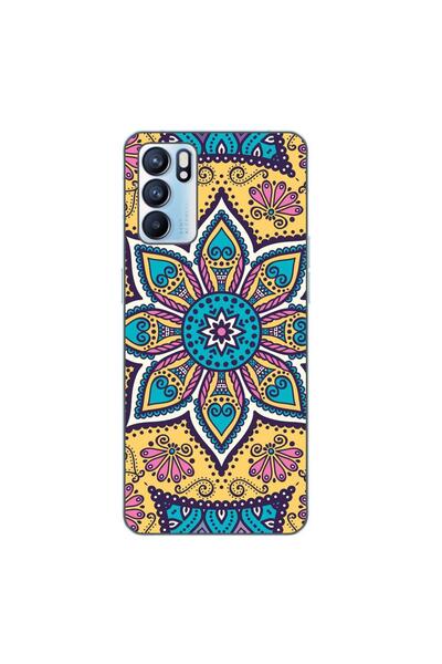 OEM Husa compatibila cu Oppo Reno6 5G Silicon Gel Tpu Model Mandala Twilight