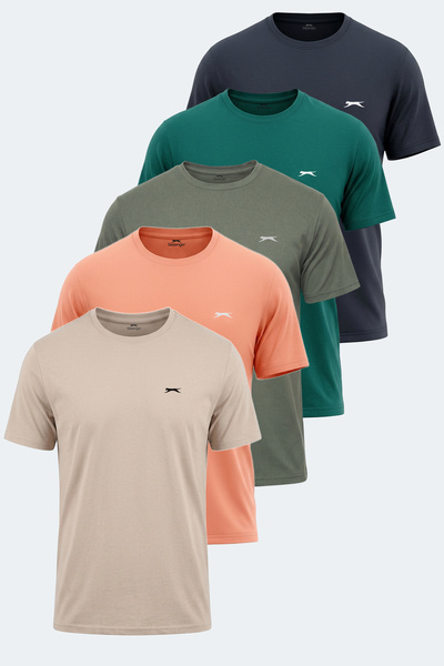 Slazenger مجموعة كريتر مكونة من 5 قمصان رجالية