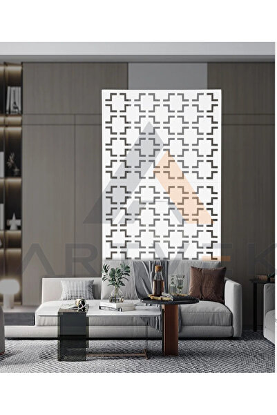 Artvek İç Mekan Dış Mekan Metal Paravan Seperatör (80x182 cm)