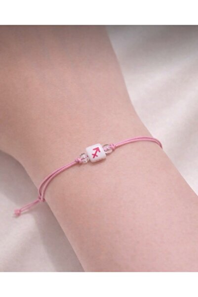 Femenino Minimal Sagittarius Zodiac Sign Drawstring Bracelet Adjustable Zodia...