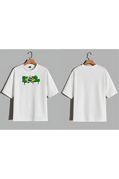 EFEVRA brazil baskılı oversize t-sirth